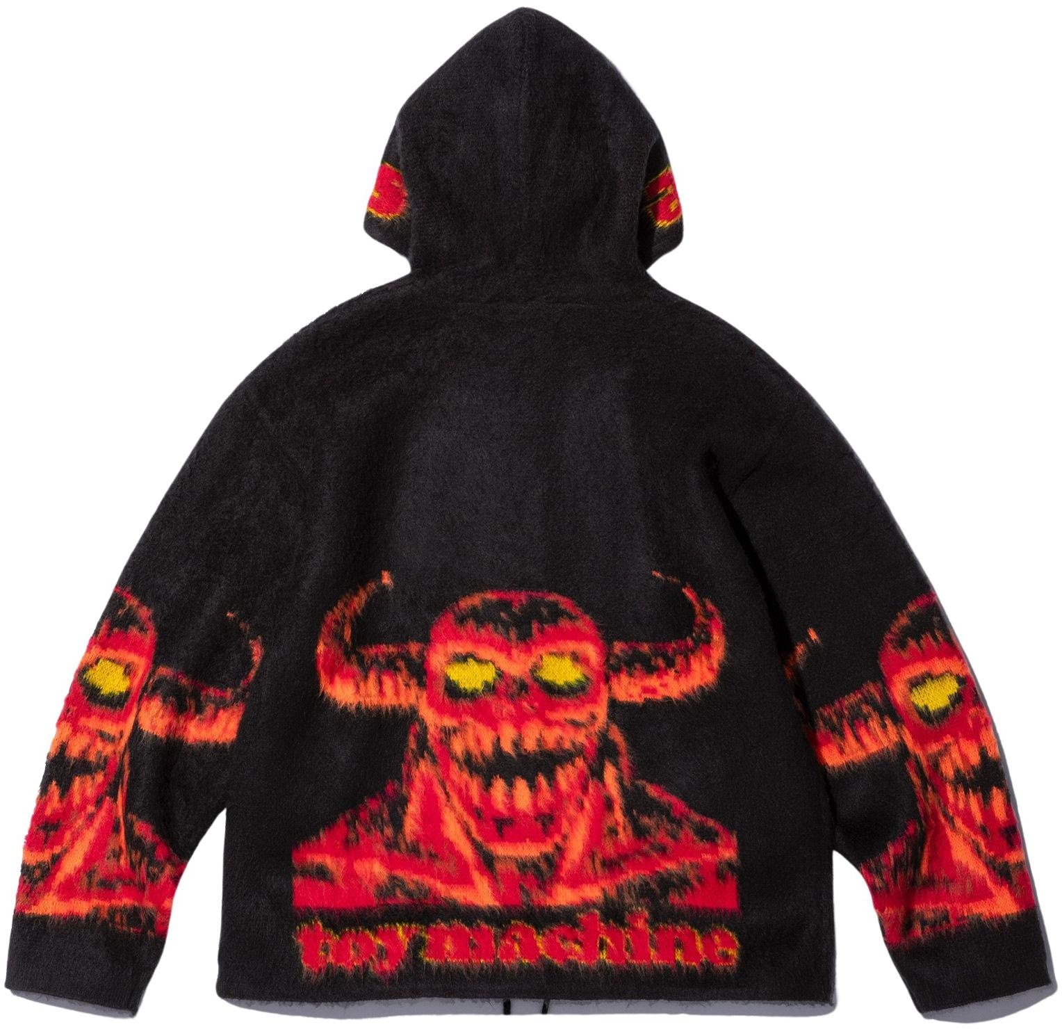 Supreme/Toy Machine Zip Up Hooded Sweater view 4